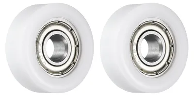 Productafbeelding van 2 stuks wiel-Idler-lagerrol 5 x 19 x 7 mm voor meubelhardware