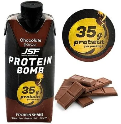 Zdjęcie produktu dla Mlekovita Napój proteinowy o smaku bananowym UHT 350g