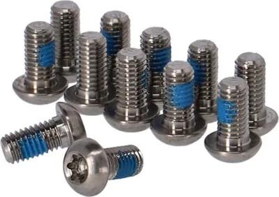 Obrázok produktu pre SRAM sada skrutiek pre brzdový kotúč Btl/12ks titán T25,strieborná,00.5318.027.001, strieborná (1 sada)