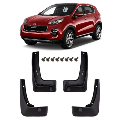 Produktbild von HERSTMOTO Schmutzfänger 4er-Set mit Befestigungssatz für Kia Sportage IV QL 2016–2021, vorne und hinten  [4 Stück]
