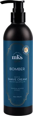 Imagen del producto de Crema de afeitar para hombre mks eco Mannish Bomber, 296 ml