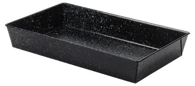 Obrázek produktu pro Forma na pečení z granitu – kov – 39,5 x 24 x 6 cm – černá