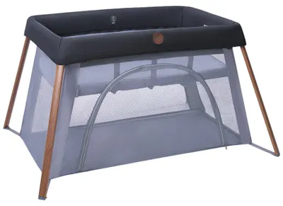 Produktbild von Maxi-Cosi Iris2, 2-in-1 Reisebett Baby, 0-3 Jahre, Kompaktes Reisebettchen, 2 Ebenen, Seitliches Einstiegsfenster, Faltbar&Leicht, Essential Grey