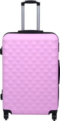 Obrázek produktu pro vidaXL Hard Shell Trolley Set 2 ks. Růžový ABS