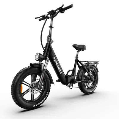 Produktbild von Literider 2.0 faltbares Fatbike‑Elektrofahrrad, 25 km/h, 48V 13,5Ah abnehmbarer Akku, All‑Terrain‑Reifen, hydraulische Scheibenbremsen, max. 120 kg