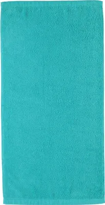 Produktbild von Cawö - Frottier Tuch mit Uni Muster in verschiedenen Farben und Größen (7007), Lifestyle, Farbe:Türkis (430), Größe:6 Gästetücher (30x50 cm)