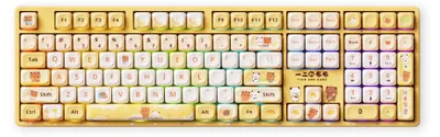 Produktbild von Kabellose Mechanische Tastatu Akko x Dudu and Bubu 5108 V5 Bluetooth/2.4 GHz - V3 Piano Pro