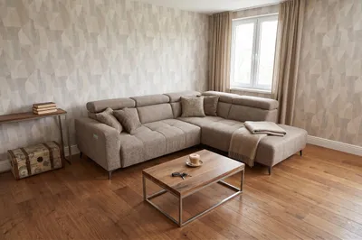 Produktbild von Eine Ikone des modernen Komforts: Ecksofa „Velvet“, elektrische Relaxfunktion, verstellbare Kopfstützen, USB-Anschluss