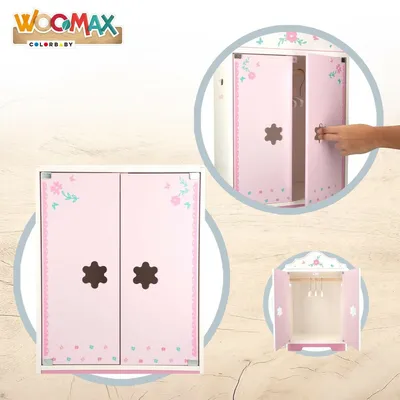 Produktbild von Schrank Woomax Puppen 34 x 55 x 23 cm