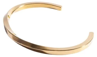 Image de Bracelet ouvert plaqué or pour homme Jack MCGB5117G