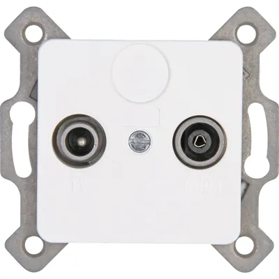 Zdjęcie produktu dla Kopp 110213082, TV + Radio, 1 moduł(y), Biały