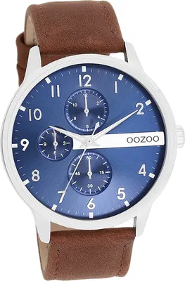 Produktbild von Oozoo Leder Herren Uhr Analog Quarzuhr Armband braun Timepieces D2UOC11306
