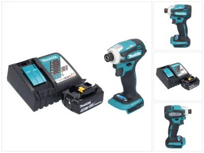 Image de Makita DTD 172 RT1 Visseuse à choc sans fil 18 V 180 Nm 1/4'' Brushless + 1x batterie 5,0 Ah + chargeur