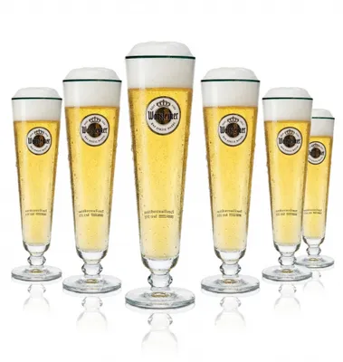Immagine prodotto di Bicchieri da birra Warsteiner con piede 400 ml - 6 pezzi