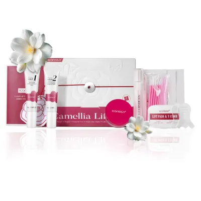 Produktbild von Wimpernlifting Augenbrauen Lifting Set Wimpernwelle Wimpernlaminierung mit Kamelien-Extrakt von Iconsign
