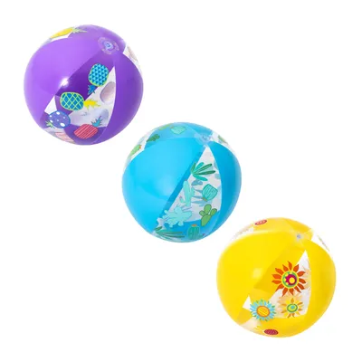 Produktbild von Aufblasbarer Ball DESIGNER - Mix 3 Typen, 51cm