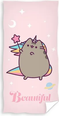 Produktbild von Badetuch 70X140 PUSHEEN Einhorn Rosa
