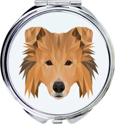 Produktbild von Art-Dog Taschenspiegel Langhaarcollie