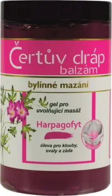 Obrázek produktu pro VIVACO Masážní gel s ďáblovým drápem 400 ml – pro unavené a napnuté svaly, klouby a záda a relaxaci po sportovním výkonu