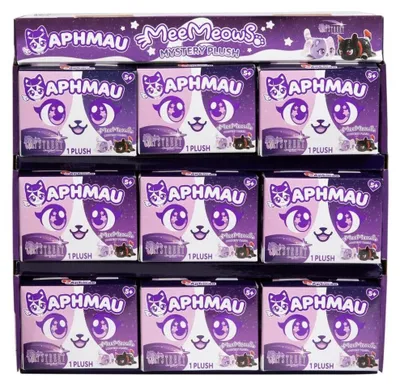 Image de Aphmau, peluche "Mystery Meemeow" de 6" - Série "My Street", figurine, à partir de 3 ans