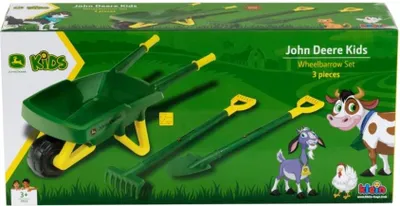 Produktbild von KLEIN | Garten Set John Deere - grüne Schubkarre - für Kinder - robust - fördert Kreativität und Bewegung
