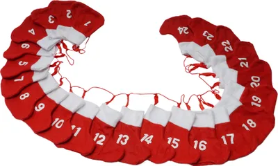 Produktbild von Adventskette "Socken" Adventkalender