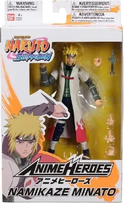 Obrázek produktu pro BANDAI Anime Heroes - Naruto Shippuden - Anime Heroes 17 cm Figur - Namikaze Minato