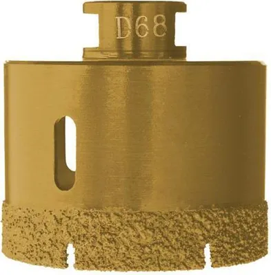 Produktbild von Profi Fliesenbohrkrone Vakuum M14 Trocken Ø 68 mm  / NL 45 mm