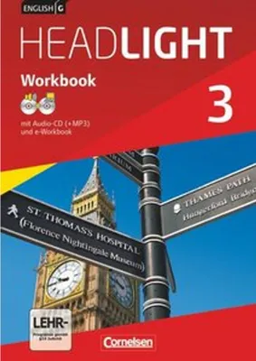 Produktbild von English G Headlight 03: 7. Schuljahr. Workbook mit e-Workbook und Audios Online. Allgemeine Ausgabe
