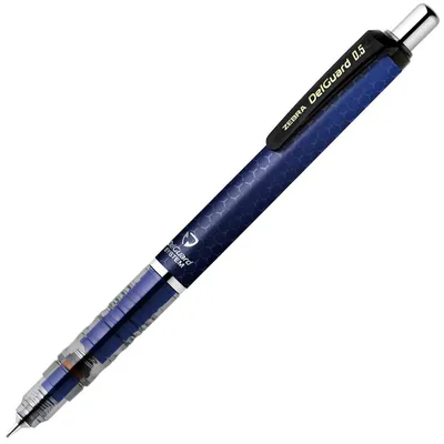 Produktbild von Zebra Technologies Zebra Druckbleistift DelGuard (P-MA85-HBL) mit Wabenstruktur, 0,5 mm, Wabenblau