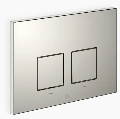 Immagine prodotto di Plaques de déclenchement Dornbracht pour réservoirs de chasse encastrés, angulaires, 12665980-08, 12665980-08