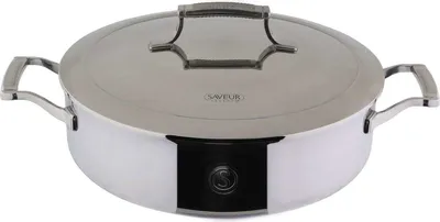 Obrázek produktu pro Saveur Selects Saucepan Voyage - ø 30 cm - vysoký - s víkem - bez nepřilnavého povrchu