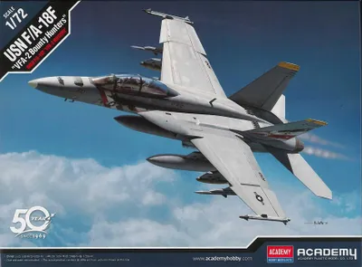 Obrázek produktu pro Model Kit letadlo 12567 - USN F/A-18F "VFA-2 Bounty Hunters" (1:72)
