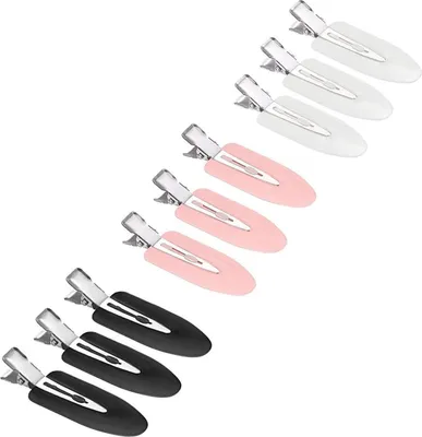 Obrázek produktu pro Sada bezešvých sponek do vlasů 9 kusů Curl Clips Sponky do vlasů 3 barvy