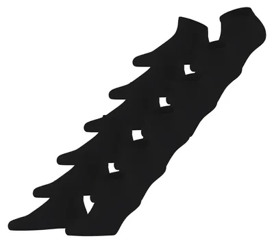Immagine prodotto di FALKE Happy 6 paia di calzini sportivi, colore nero (3000), taglia 35-38