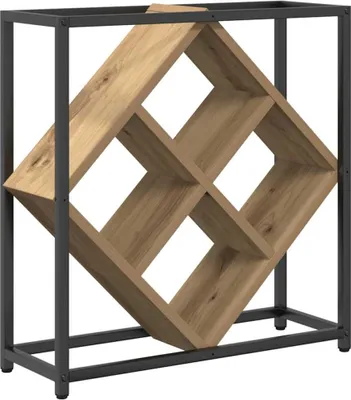 Image de Étagère à vin Chêne artisanal 51 x 18 x 52,5 cm