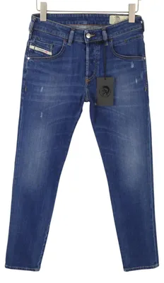 Produktbild von Diesel D-bazer 083az Herren Jeansblau Faded Distress Tapered Stretch