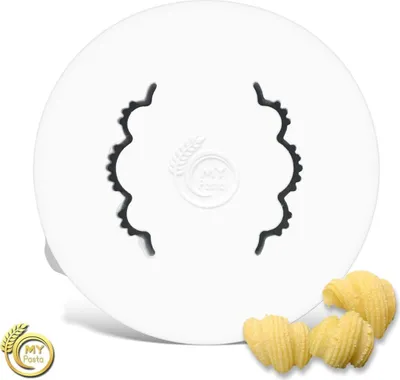 Produktbild von MY PASTA - gestreifte Gnocchi -  Matrize Nudelform für Nudelmaschinen geeignet für Philips Pastamaker Avance Nudelmaschine