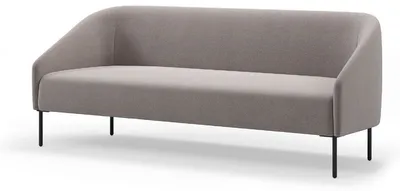 Immagine prodotto di Casa Padrino divano per soggiorno e hotel grigio / nero 200 cm - Mobili