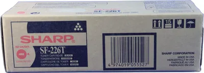 Produktbild von Original Sharp SF-226 T 1 Toner schwarz, 6.000 Seiten, 0,34 Cent pro Seite - ersetzt Sharp SF226T1 Tonerkartusche