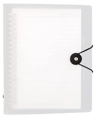 Produktbild von A5 Ringordner Transparent Nachfüllbar PP Kunststoff 1 Stück 180x222mm