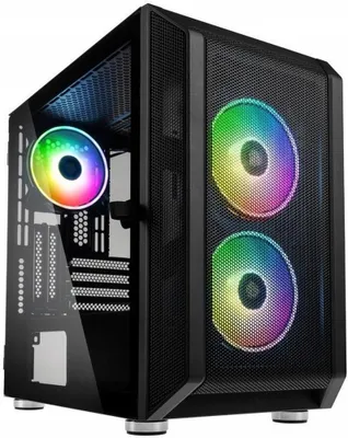 Obrázok produktu pre Kolink Citadel Mesh Micro-ATX Gehäuse - schwarz - Tower - Micro/Mini/Flex-ATX