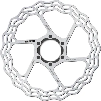 Image de Galfer DB102WCL Disque de frein Fixed Wave 160 mm CenterLock argent DB102WCL