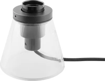Produktbild von Osram Vintage 1906, Schwarz, Transparent, Aluminium, Glas, Schlafzimmer, Esszimmer, Wohnzimmer, IP20, II, E27