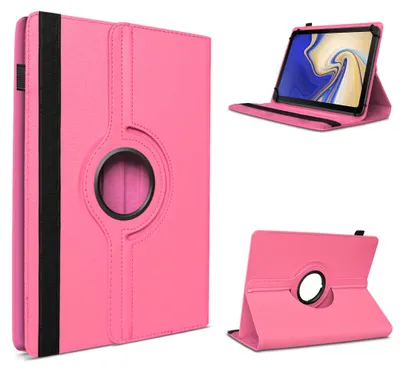 Produktbild von Tablet Tasche für Samsung Galaxy Tab S4 10.5 Hülle Schutzhülle Case 360° DrehbarFarben:Pink