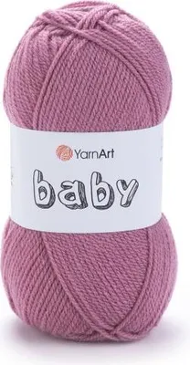 Produktbild von Yarn Art Baby 3017 Dusty Pink Strickgarn