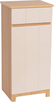 Produktbild von Unterschrank mdf 1 tür 1 schublade - rivoli - Tendance