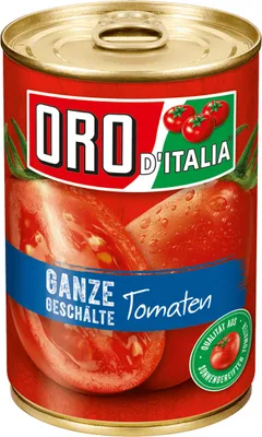 Immagine prodotto di Pomodori pelati interi in scatola Hengstenberg Oro di Parma 400g