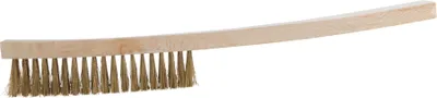 Image de KS Tools BRONZEplus brosse métallique, fil de bronze étain, ondulée, 3 rangées