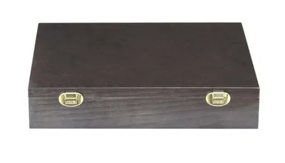 Produktbild von Echtholzkassette CARUS mit 4 Tableaus für 216 Münzen mit Ø 25,75 mm, z.B. für 2 Euro-Münzen
